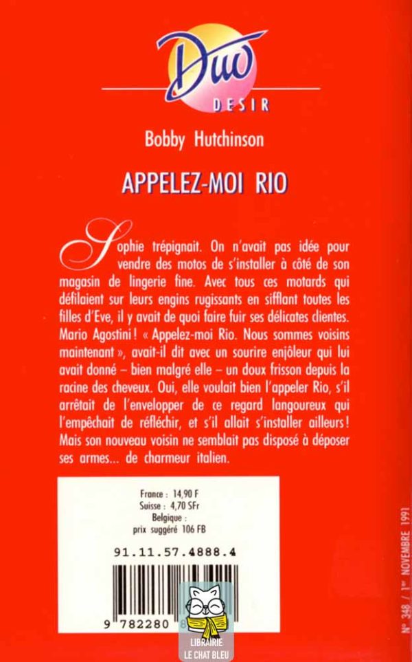 Appelez-moi Rio - Bobby Hutchinson