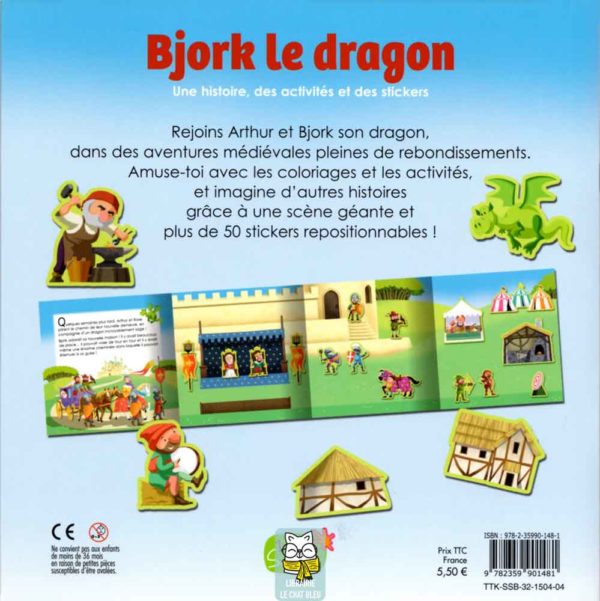 Bjork le dragon : Une histoire, des activités et des stickers