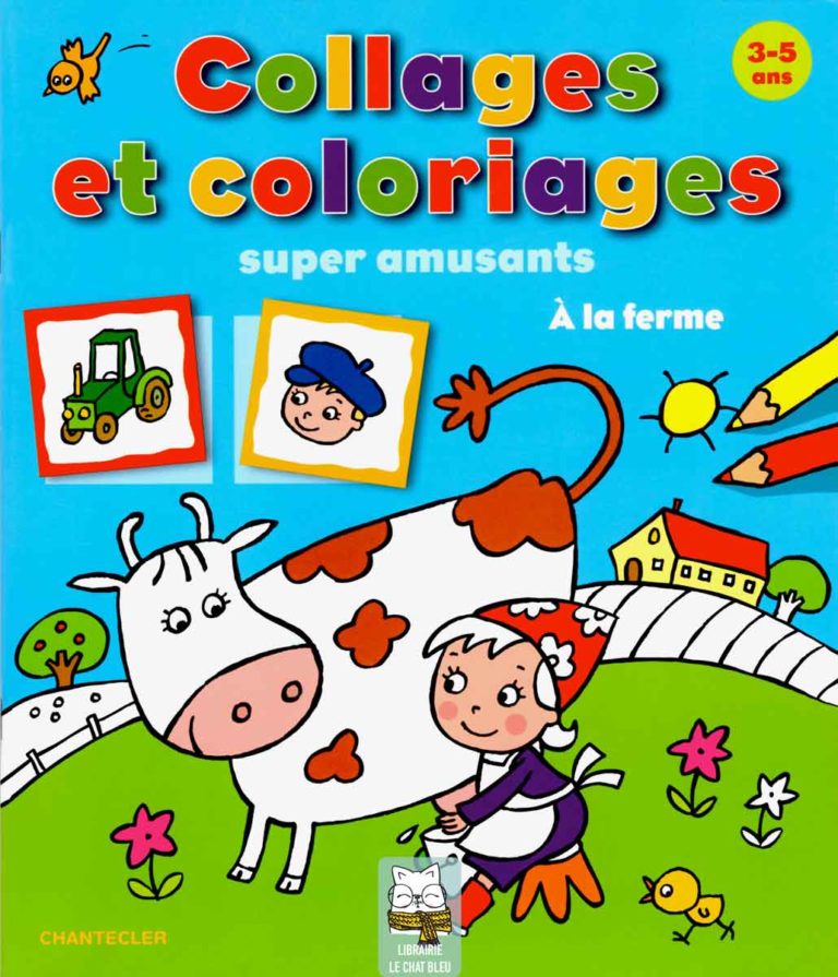 collages et coloriages à la ferme