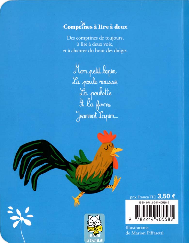 Comptines à lire à deux : Comptines des animaux de la ferme - Marion Piffaretti