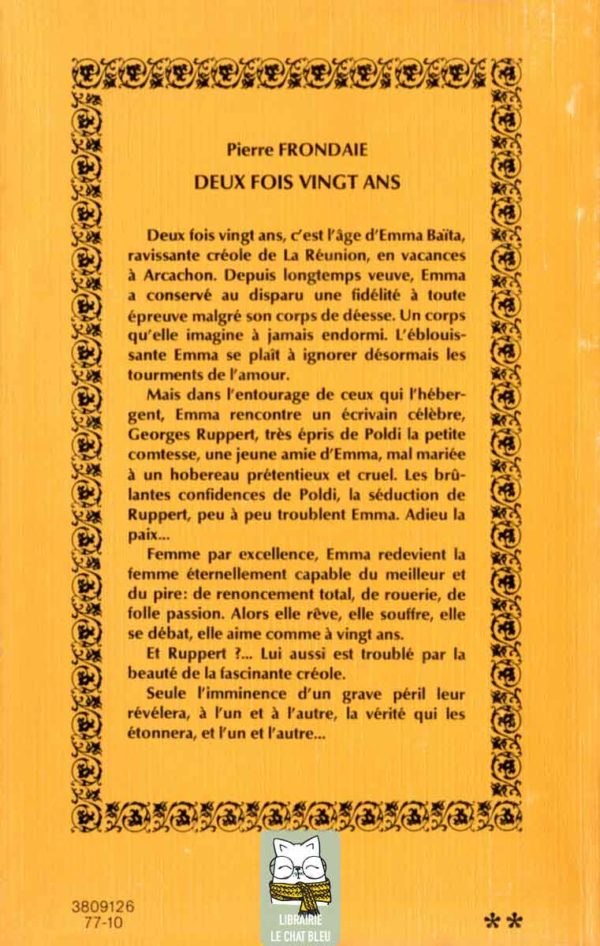 Deux fois vingt ans - Pierre Frondaie