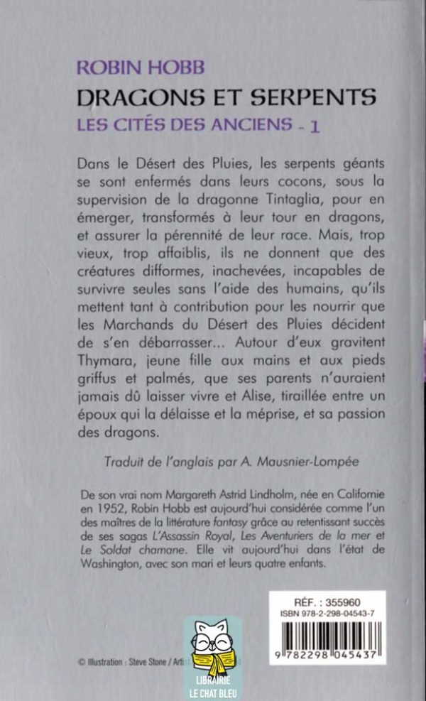 La Cité des Anciens T1 : Dragons et serpents - Robin Hobb