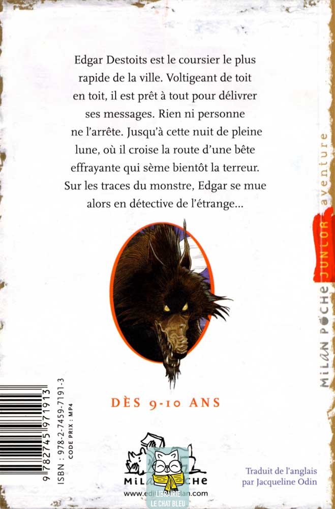 Edgar Destoits T1 : L'étrange affaire du loup de la nuit - Paul Stewart, Chris Riddell