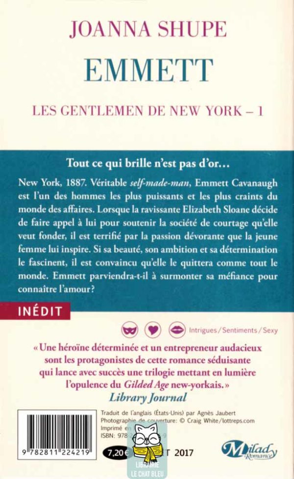 Les gentlemen de New York T1 : Emmett - Joanna Shupe