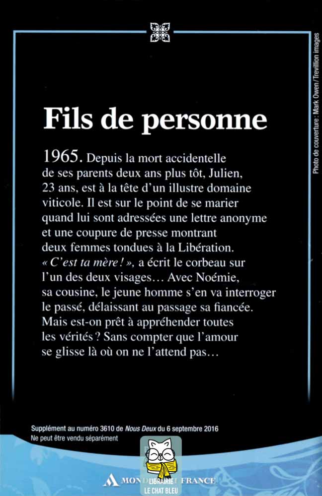 Fils de personne - Barbara Moine