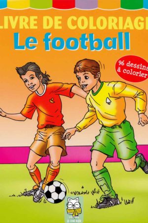 livre de coloriage : le football