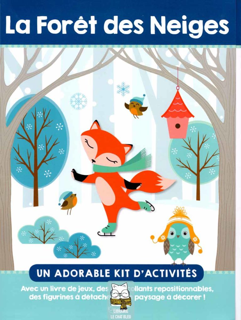 kit d'activités la forêt des neiges