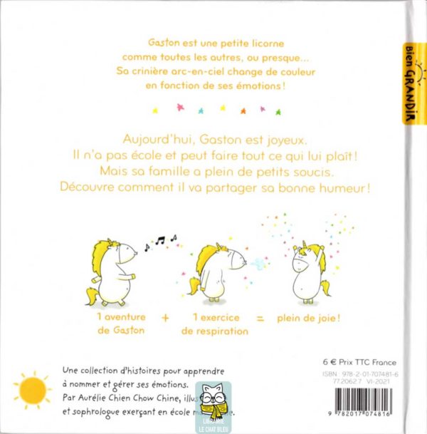 Les émotions de Gaston : Je suis joyeux - Aurélie Chien Chow Chine