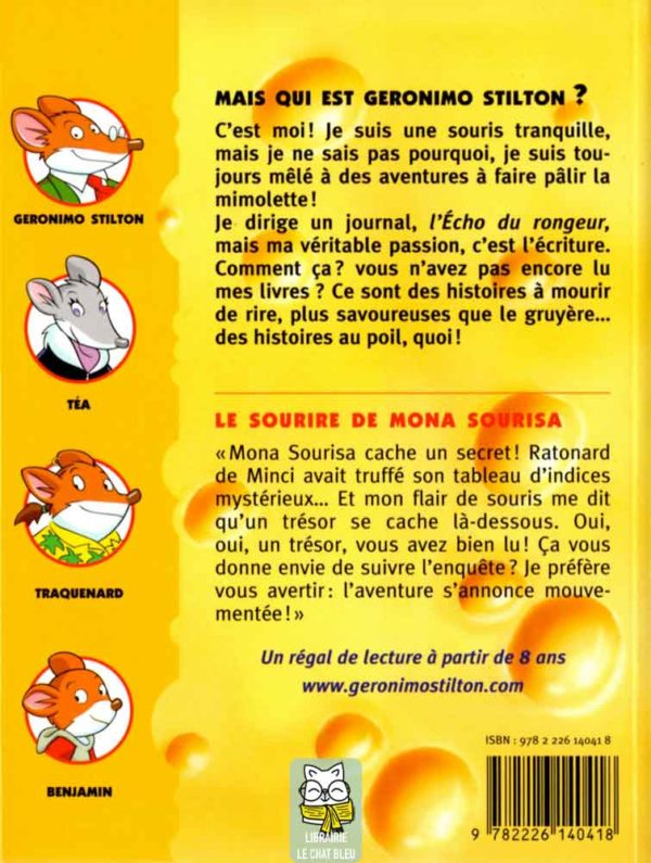 geronimo stilton t1 : le sourire de mona sourisa