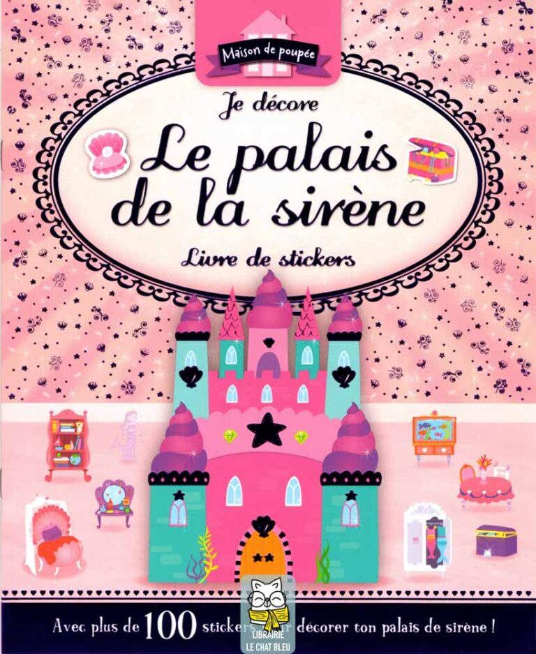 Livre de stickers : Le palais de la sirène