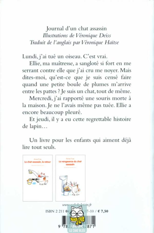 Journal d'un chat assassin - Anne Fine