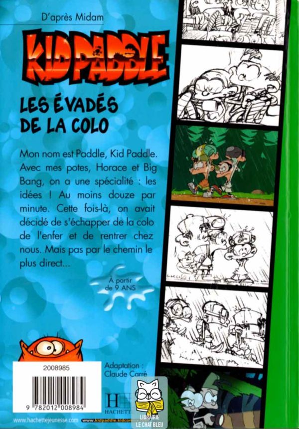 kid paddle t3 : les évadés de la colo