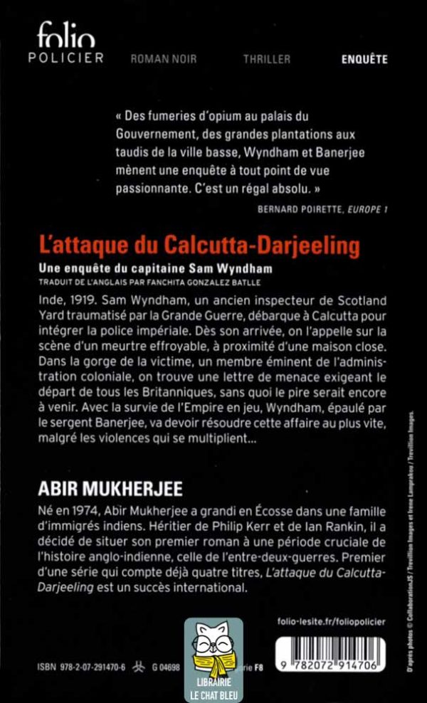 Une enquête du capitaine Sam Wyndham T1 : L'attaque du Calcutta-Darjeeling - Abir Mukherjee