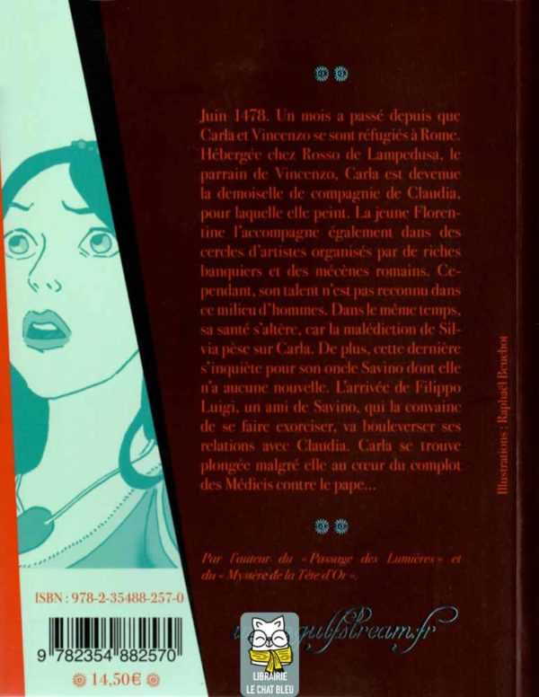La Malédiction de la Pierre de Lune T2 : Rome - Catherine Cuenca