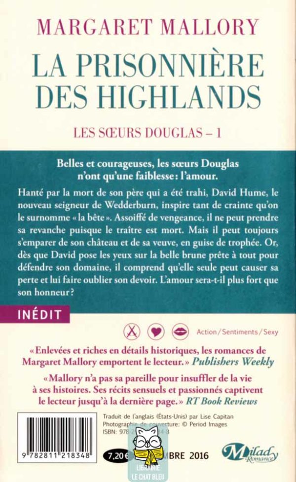 Les soeurs Douglas T1 : La prisonnière des Highlands - Margaret Mallory