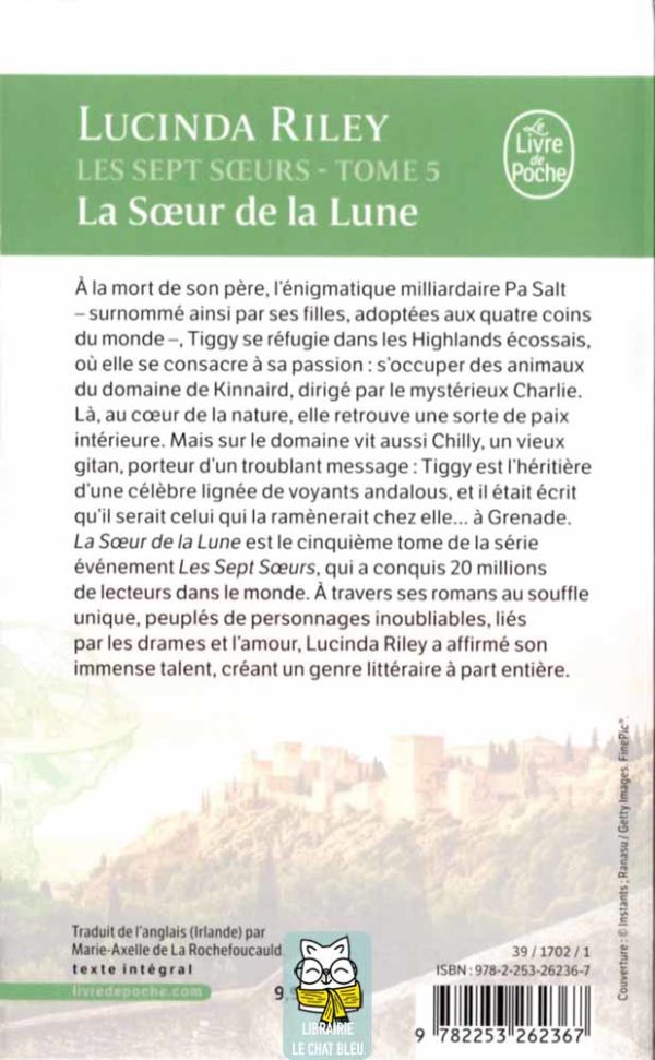 les sept soeurs t5 : la soeur de la lune