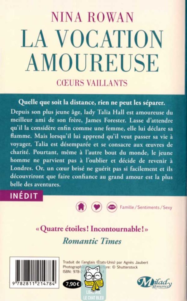 Coeurs vaillants T3 : La vocation amoureuse - Nina Rowan