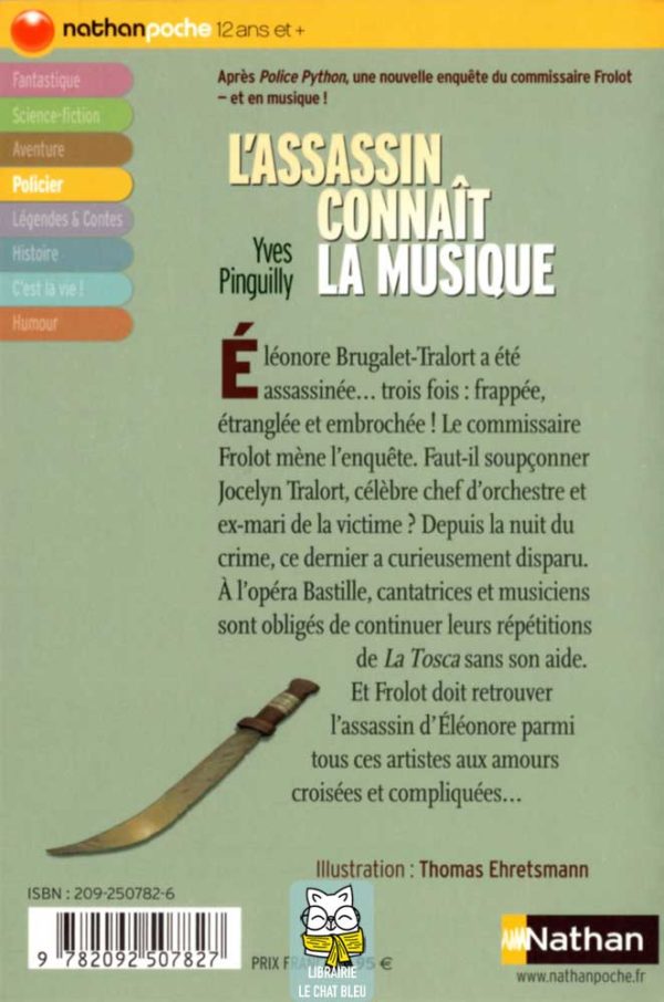 Une enquête du commissaire Frolot : L'assassin connaît la musique - Yves Pinguilly