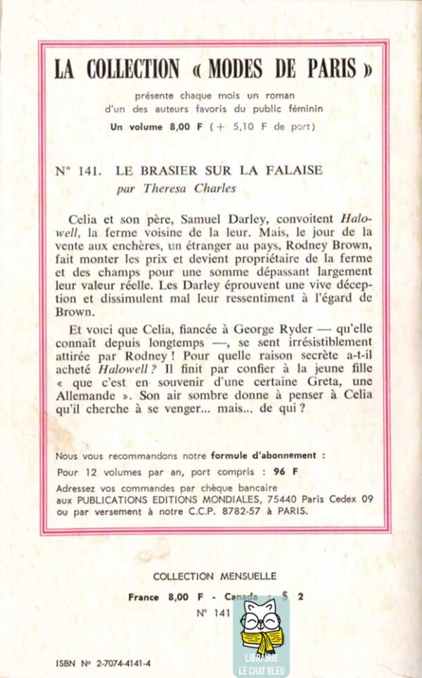 le brasier sur la falaise