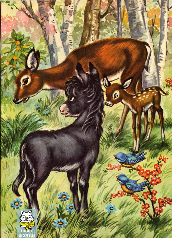 Le petit âne dans la forêt