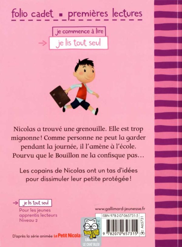 Le Petit Nicolas T29 : Une grenouille à l'école - Emmanuelle Lepetit