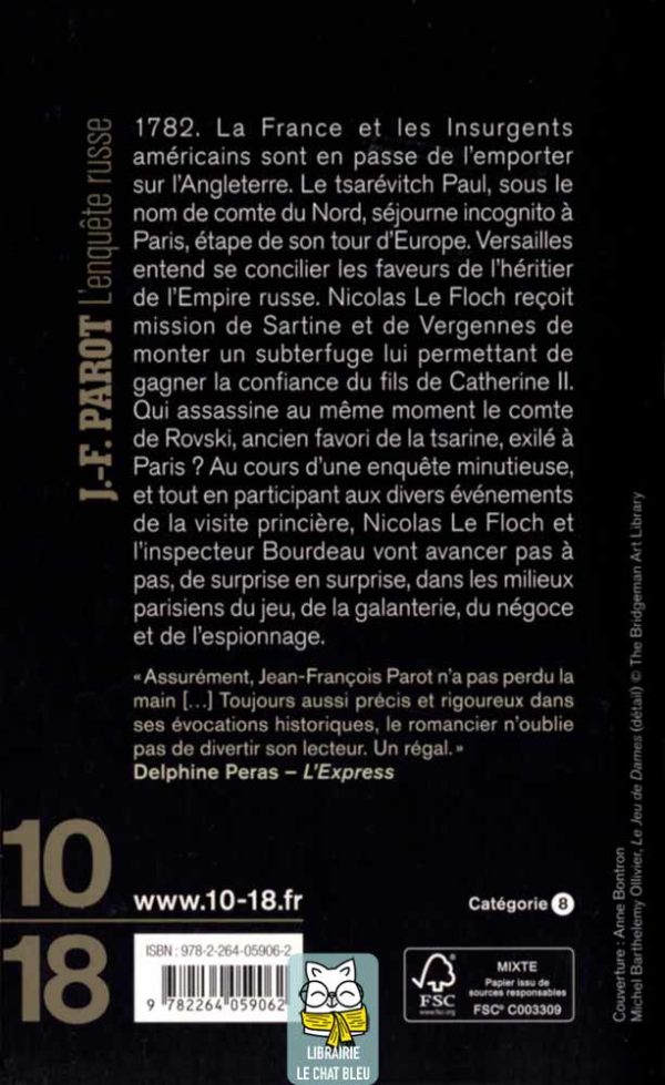 les enquêtes de nicolas le floch t10 : l’enquête russe