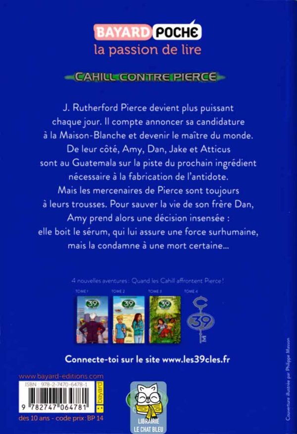 Les 39 clés, Cahill contre Pierce T3 : Compte à rebours - Natalie Standiford