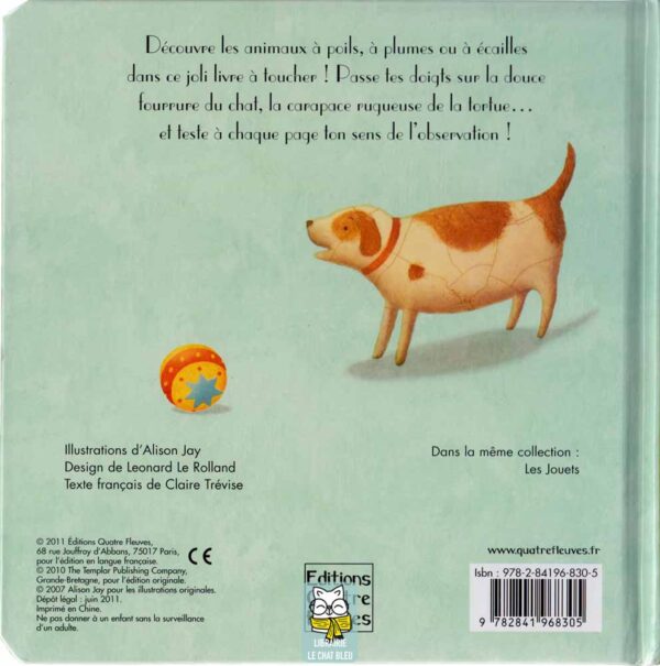 Livre à toucher : Les animaux - Alison Jay