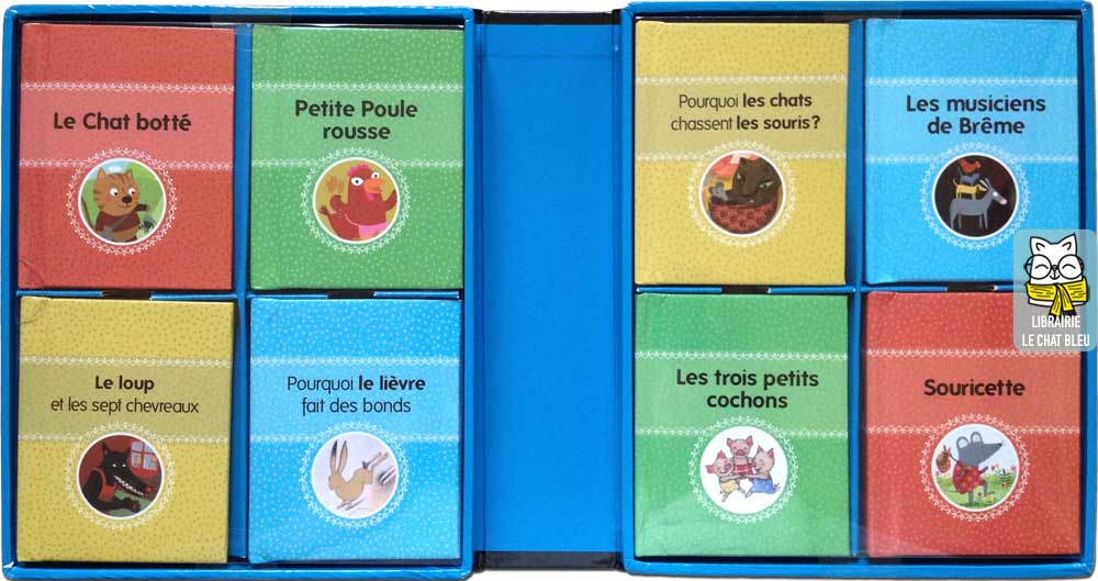 Les contes des animaux malins : Coffret de 8 livres minuscules