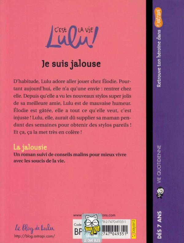 c'est la vie lulu ! : je suis jalouse