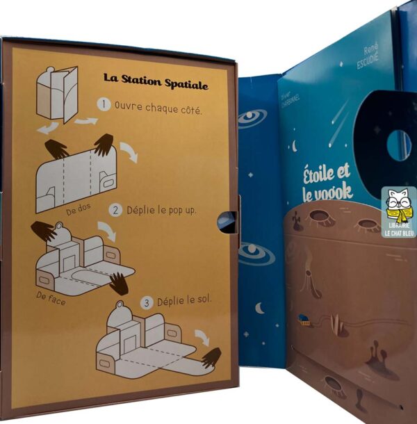 Ma Station Spatiale : un livre et un pop-up géant - Olivier Charbonnel, René Escudié