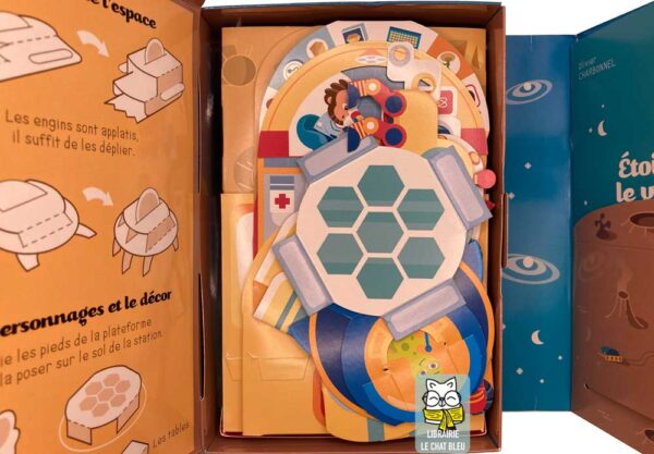 Ma Station Spatiale : un livre et un pop-up géant - Olivier Charbonnel, René Escudié