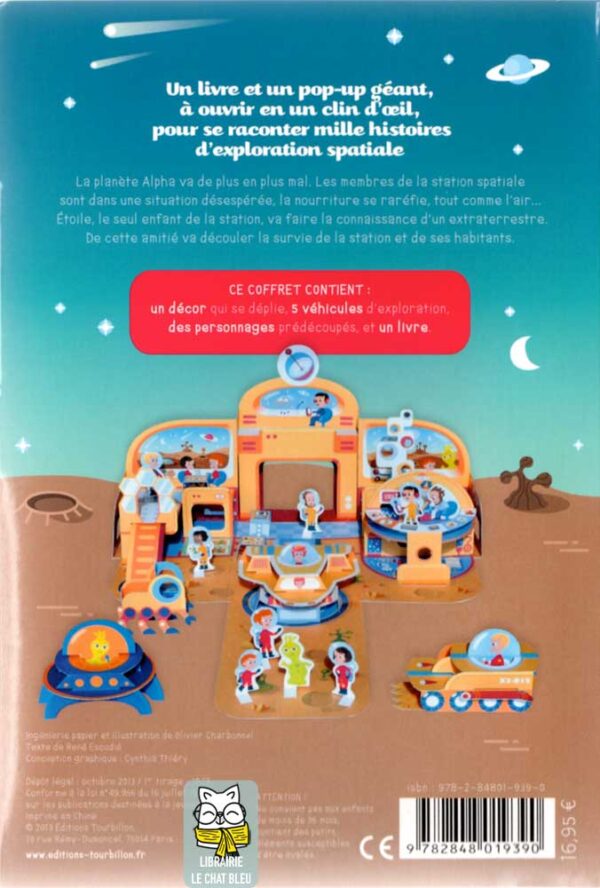 ma station spatiale : un livre et un pop up géant
