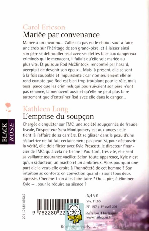 mariée par convenance / l'emprise du soupçon