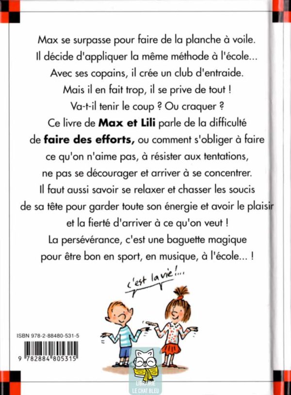 Max et Lili T89 : Max décide de faire des efforts