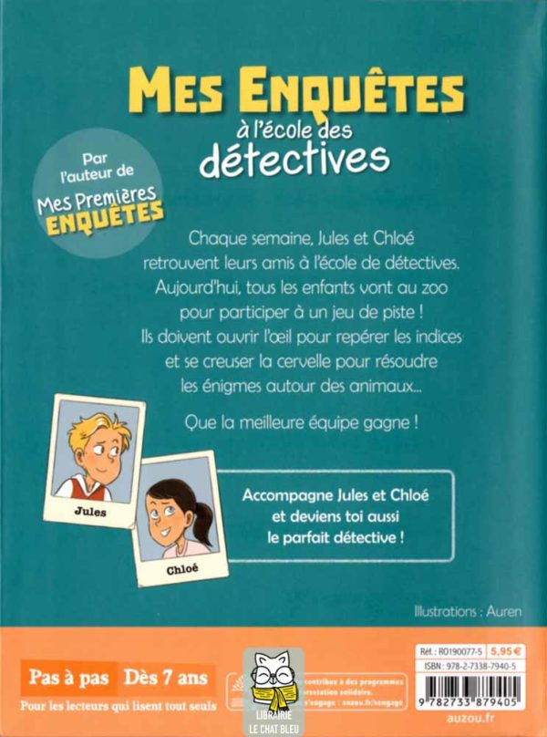 Mes enquêtes à l'école des détectives T1 - Emmanuel Trédez