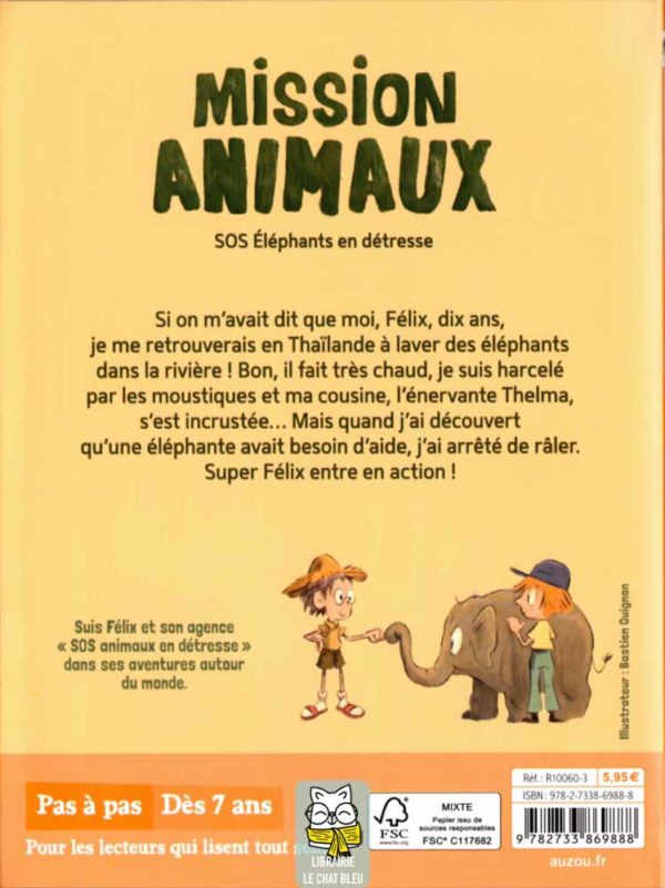 Mission animaux T1 : SOS Éléphants en détresse - Mathilde Paris