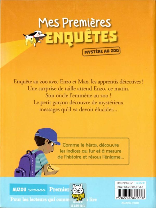 Mes premières enquêtes T2 : Mystère au zoo - Emmanuel Trédez