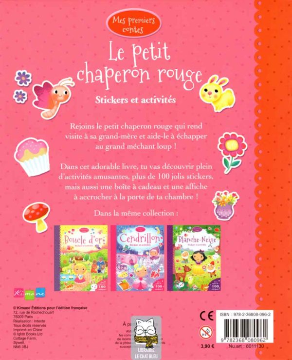 le petit chaperon rouge stickers et activités