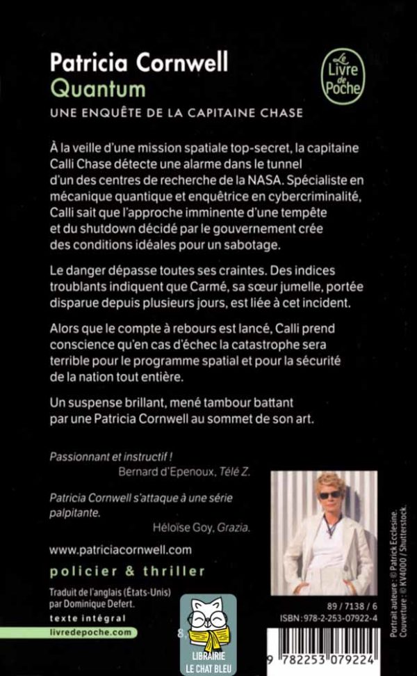 Une enquête de la capitaine Chase : Quantum - Patricia Cornwell
