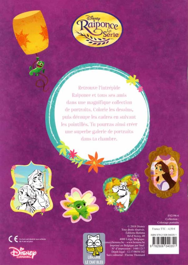 Ma galerie de portraits : Raiponce - Walt Disney