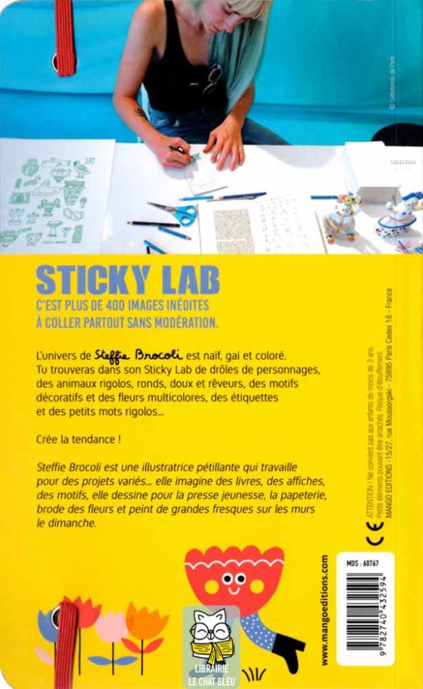 Sticky lab de Steffie Brocoli : 400 Stickers d'artiste