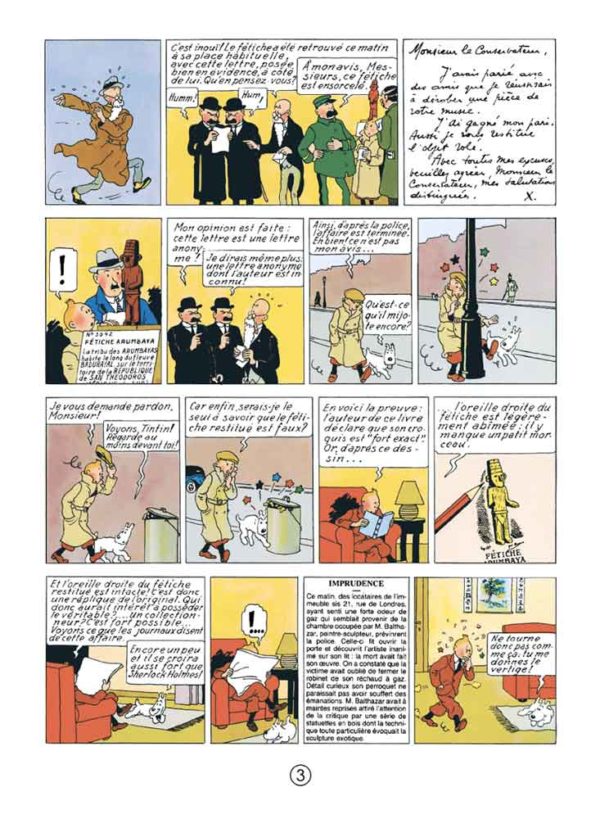 Les aventures de Tintin et Milou T6 : L'oreille cassée - Hergé