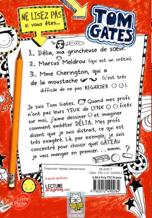 Tom Gates T1 : C'est moi ! - Liz Pichon