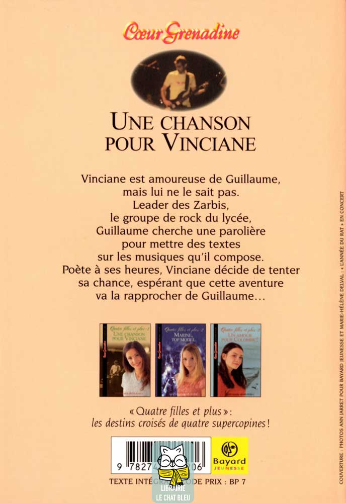 Quatre filles et plus T1 : Une chanson pour Vinciane - Anne-Marie Desplat-Duc