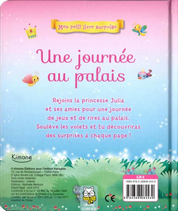 mon petit livre surprise : une journée au palais