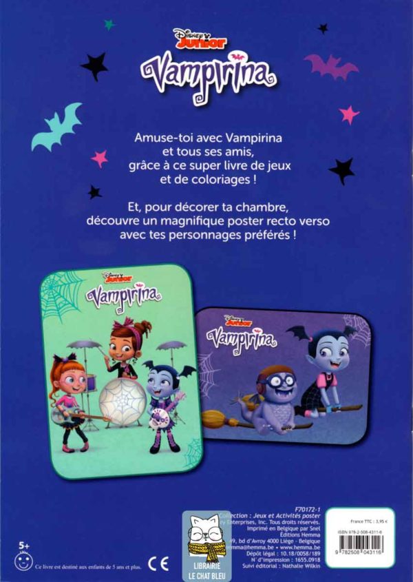 vampirina mon livre de jeux et d'activités