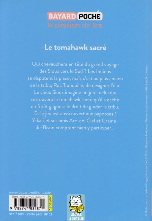 yakari t2 : le tomahawk sacré