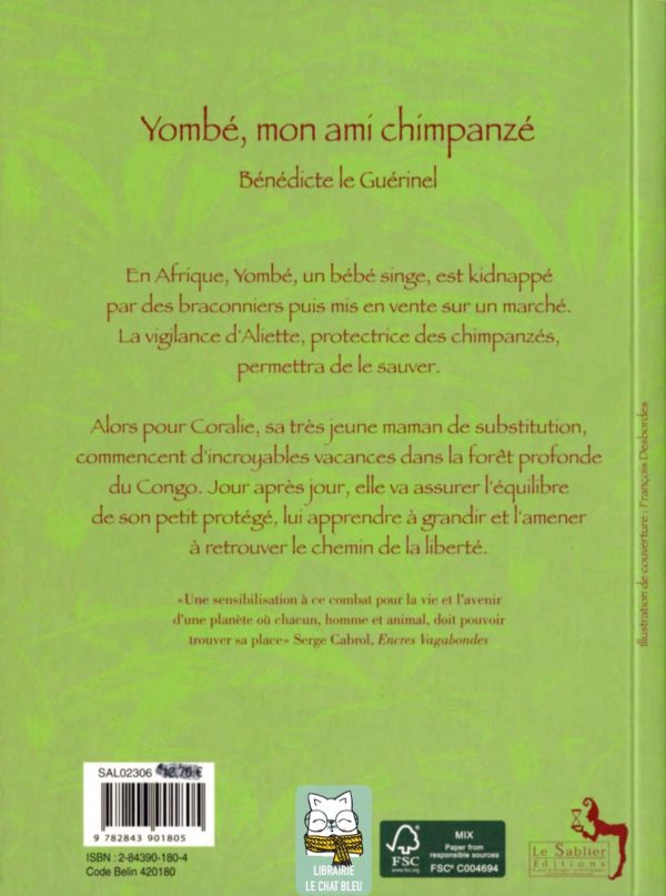 Yombé, mon ami chimpanzé